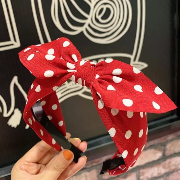 Accessories - Red Polka Dots Headband
